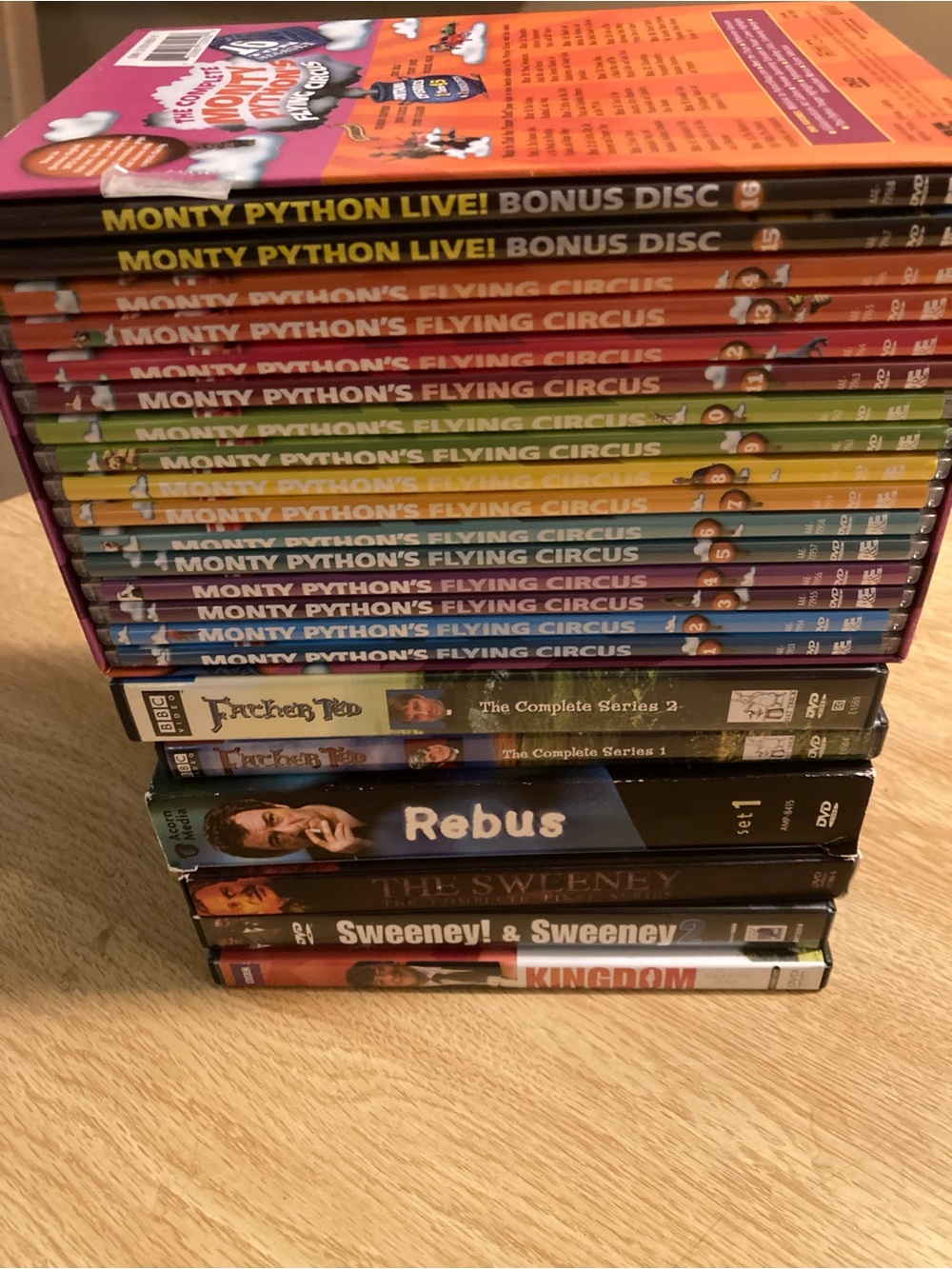 RARE British DVD TV collection - Monty Python 16-Ton Megaset + Father Ted, Rebus